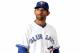 DUNEDIN, FL - MARCH 02: Jose Bautista #19 of the Toronto Blue Jays poses for a portrait at Dunedin Stadium on March 2, 2012 in Dunedin, Florida. (Photo by Jonathan Ferrey/Getty Images)