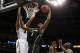 KANSAS CITY, MO - MARCH 10: Perry Jones III #1 of the Baylor Bears rebounds against Matt Pressey #3 of the Missouri Tigers in the first half during the championship game of the 2012 Big 12 Men's Basketball Tournament at Sprint Center on March 10, 2012 in Kansas City, Missouri. (Photo by Jamie Squire/Getty Images)