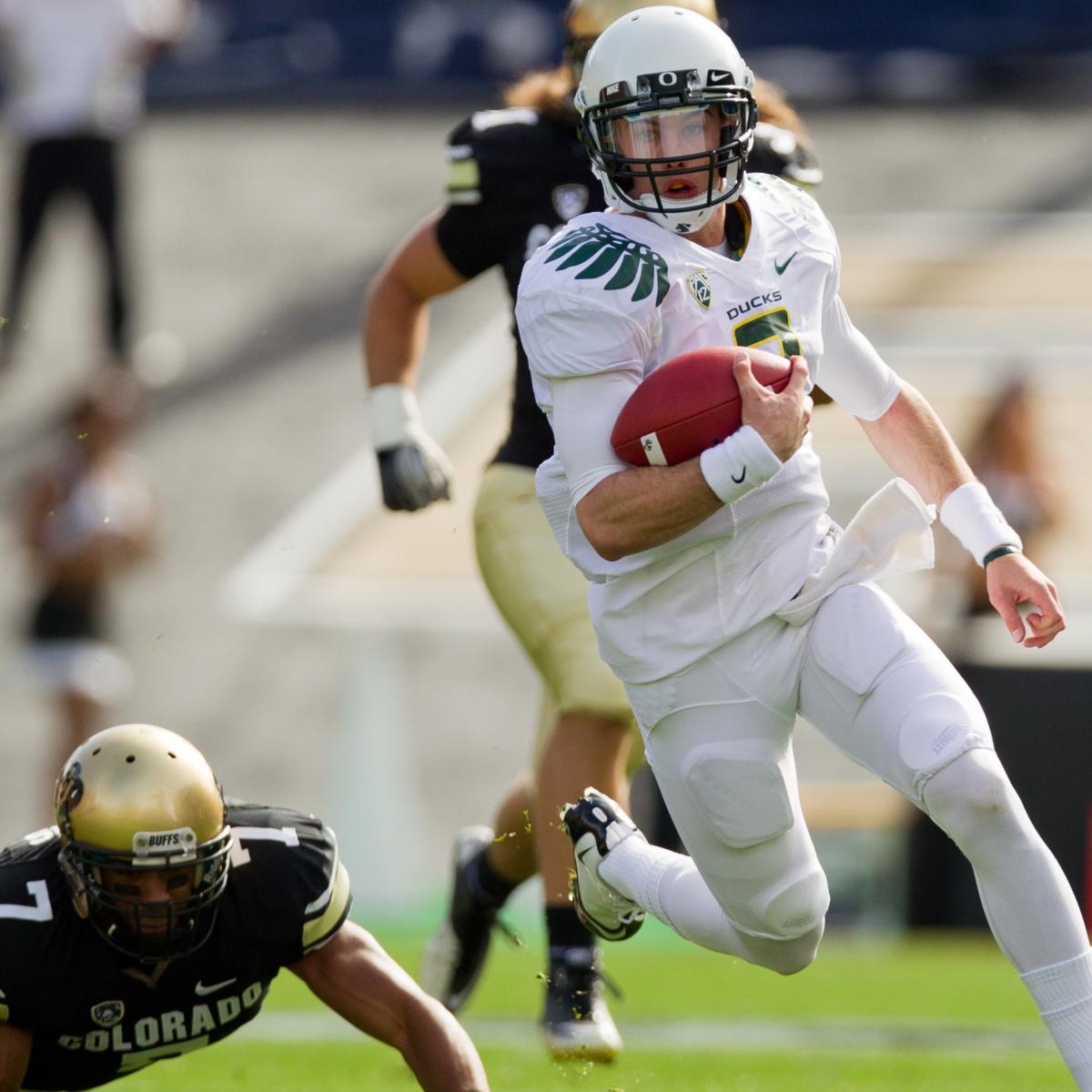 Oregon Football Marcus Mariota A Legitimate Contender For Ducks
