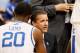 ATLANTA, GA - MARCH 25: Head coach John Calipari of the Kentucky Wildcats talk to his team in their game against the Baylor Bears during the 2012 NCAA Men's Basketball South Regional Final at the Georgia Dome on March 25, 2012 in Atlanta, Georgia. (Photo by Kevin C. Cox/Getty Images)