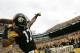 PITTSBURGH, PA - DECEMBER 04: Mike Wallace #17 of the Pittsburgh Steelers celebrates following his touchdown against the Cincinnati Bengals in the first half during the game on December 4, 2011 at Heinz Field in Pittsburgh, Pennsylvania. (Photo by Jared Wickerham/Getty Images)