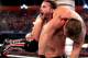 CM Punk delivers a GTS to Chris Jericho.