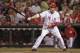 CINCINNATI, OH - SEPTEMBER 20: Joey Votto #19 of the Cincinnati Reds bats against the Houston Astros at Great American Ball Park on September 20, 2011 in Cincinnati, Ohio. (Photo by John Sommers II/Getty Images)
