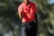 Woods celebrates his made putt during the last round of the Arnold Palmer Invitational (3/25/12)