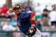 SARASOTA, FL - MARCH 11: Infielder Mike Aviles #3 of the Boston Red Sox throws over to first for an out against the Baltimore Orioles during a Grapefruit League Spring Training Game at Ed Smith Stadium on March 11, 2012 in Sarasota, Florida. (Photo by J. Meric/Getty Images)