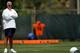 DAVIE, FL - MAY 02: Executive Vice President of Football Operations Bill Parcells watches practice on during Miami Dolphins Rookie Mini Camp on May 2, 2008 at the Dolphins practice facility in Davie, Florida. (Photo by Marc Serota/Getty Images)
