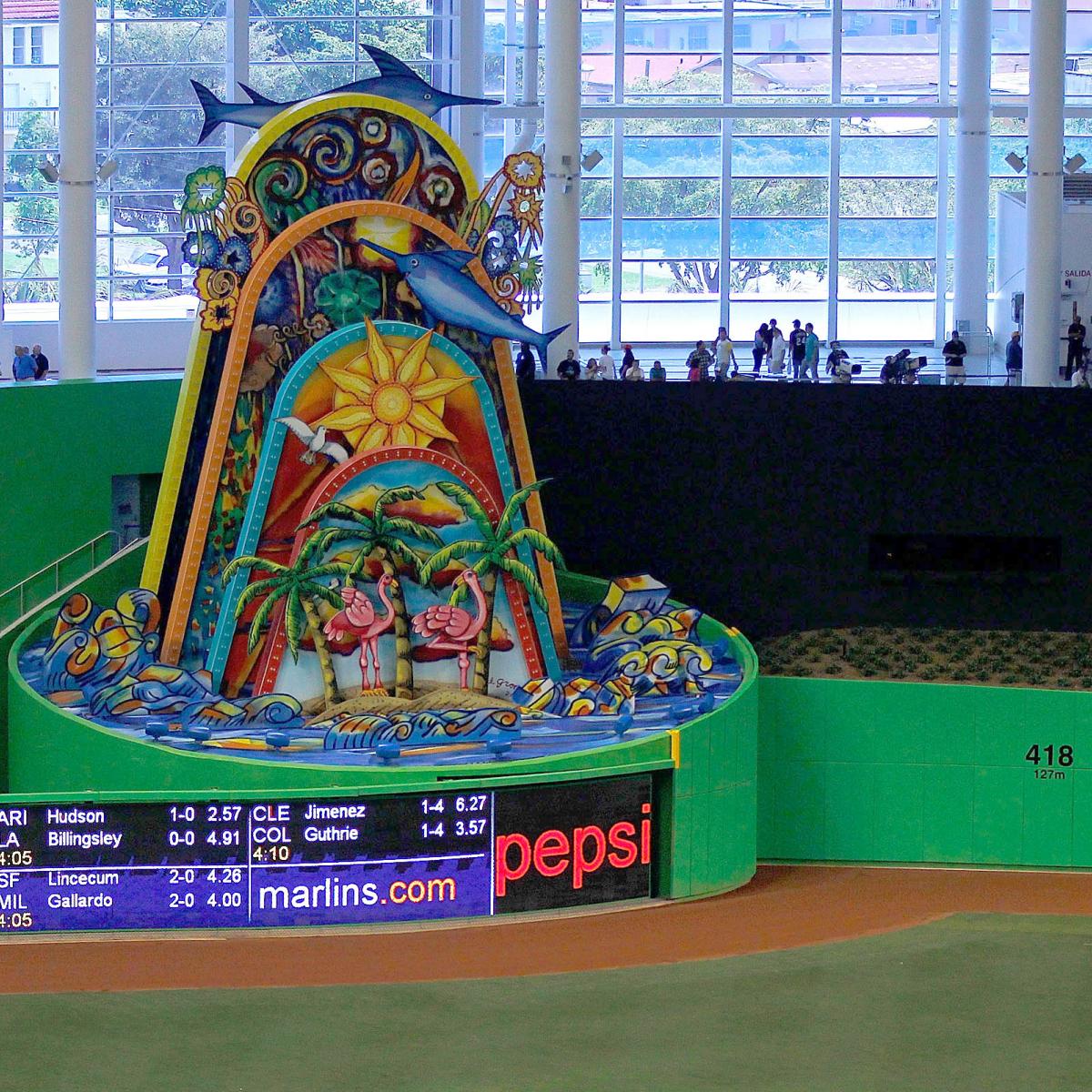 The Marlins' brand-new uniforms look like Miami at night