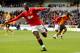 WOLVERHAMPTON, ENGLAND - MARCH 18: Danny Welbeck of Manchester United celebrates after scoring their third goal during the Barclays Premier League Match between Wolverhampton Wanderers and Manchester United at Molineux on March 18, 2012 in Wolverhampton, England. (Photo by Scott Heavey/Getty Images)
