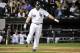CHICAGO, IL - SEPTEMBER 23: Adam Dunn #32 of the Chicago White Sox tosses his bat after striking out during the eighth inning against the Kansas City Royals at U. S. Cellular Field on September 24, 2011 in Chicago, Illinois. (Photo by Brian Kersey/Getty Images)