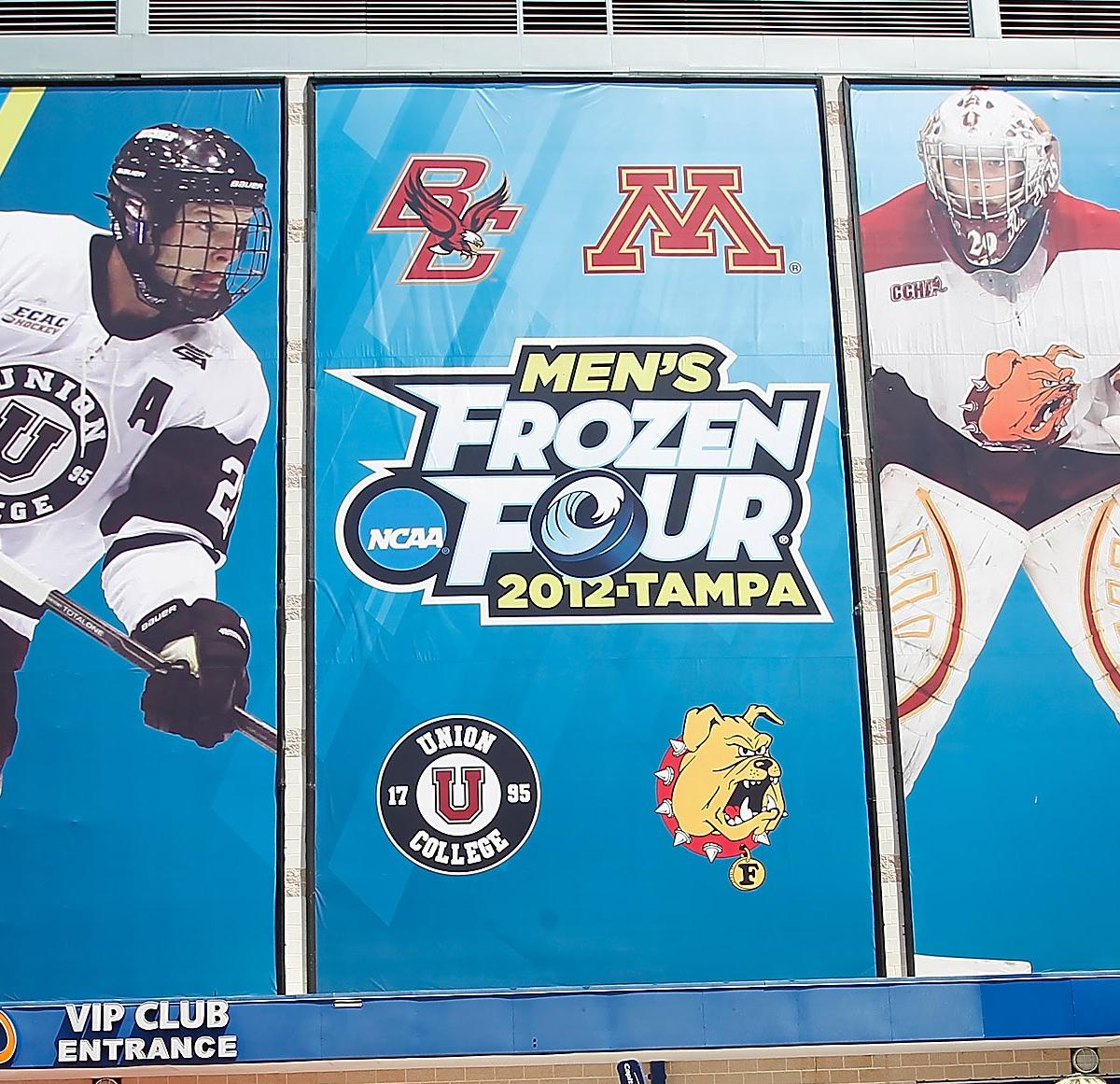 NCAA Frozen Four Most Memorable Plays from Thursday's First Semifinal