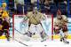 TAMPA, FL - APRIL 05: Goalie Parker Milner #35 of the Boston College Eagles watches the puck against the Minnesota Gophers during the NCAA Division 1 Men's Hockey Championship Semifinal Game at the Tampa Bay Times Forum on April 5, 2012 in Tampa, Florida. (Photo by J. Meric/Getty Images)