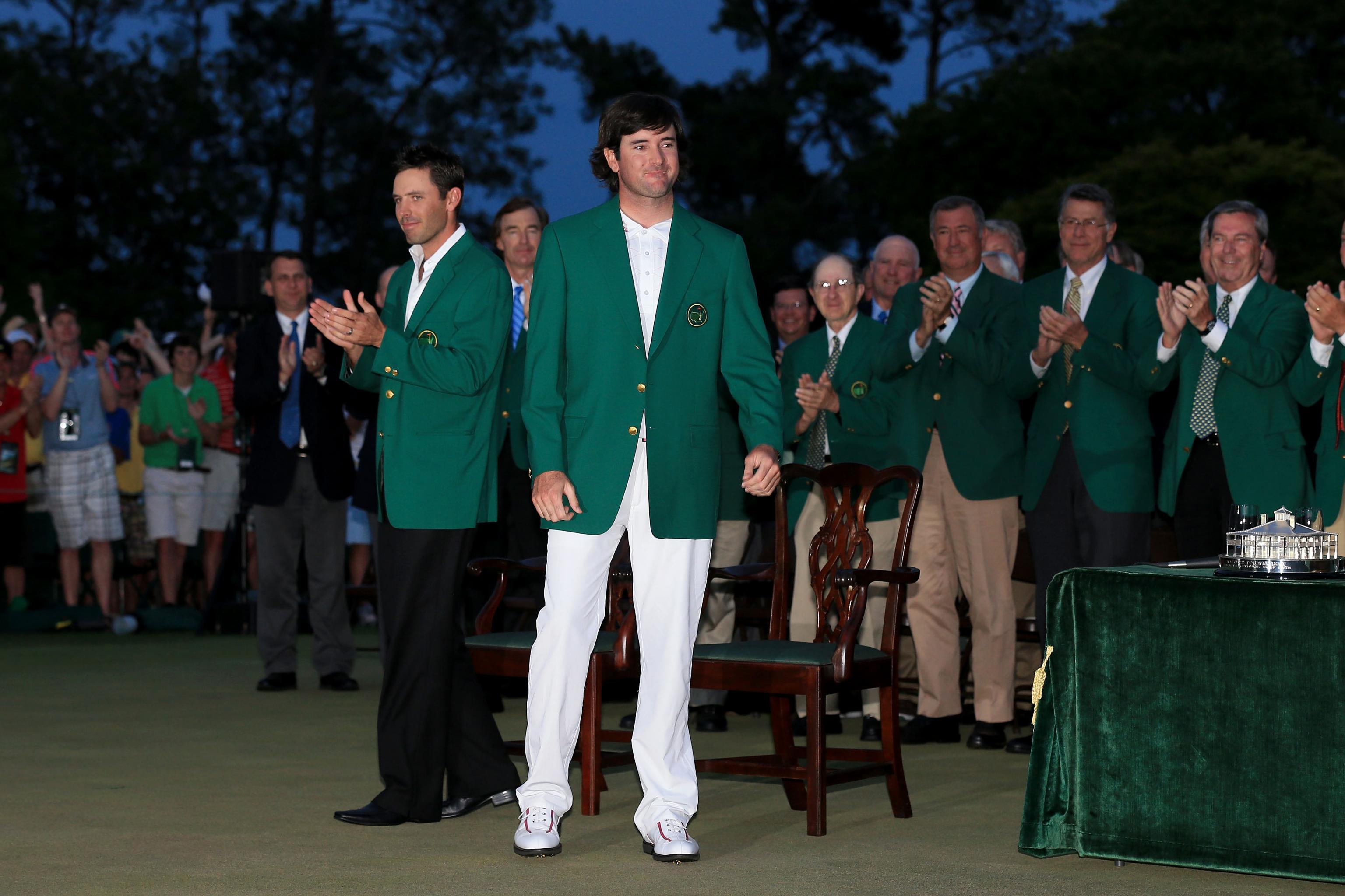 How is Bubba Watson allowed to use a pink (and green) golf ball at the  Masters?