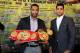 WASHINGTON, DC - MARCH 15: Lamont Peterson and Amir Kahn pose for a photo during a press conference for the upcoming fight between Lamont Peterson and Amir Khan at the W Hotel on March 15, 2012 in Washington, DC. (Photo by Ned Dishman/Getty Images)