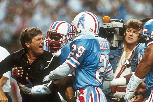 Career in a Year photos 1988: Houston Oilers home playoff win