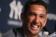 NEW YORK, NY - JANUARY 24: Jorge Posada addresses the media during a press conference to announce his retirement from the New York Yankees at Yankee Stadium on January 24, 2012 in the Bronx borough of New York City. (Photo by Mike Stobe/Getty Images)