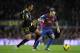 BARCELONA, SPAIN - DECEMBER 03: Andres Iniesta of FC Barcelona duels for the ball with Valmiro Lopes 'Valdo' of Levante UD during the La Liga match between FC Barcelona and Levante UD at Camp Nou on December 3, 2011 in Barcelona, Spain. FC Barcelona won 5-0. (Photo by David Ramos/Getty Images)