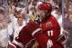 Martin Hanzal celebrates his game-winner with goalie Mike Smith.
