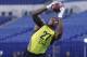 INDIANAPOLIS, IN - FEBRUARY 28: Defensive back Janoris Jenkins of North Alabama participates in a drill during the 2012 NFL Combine at Lucas Oil Stadium on February 28, 2012 in Indianapolis, Indiana. (Photo by Joe Robbins/Getty Images)