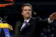 NEW ORLEANS, LA - APRIL 02: Head coach John Calipari celebrates as he cuts down the net after the Wildcats defeat the Kansas Jayhawks 67-59 in the National Championship Game of the 2012 NCAA Division I Men's Basketball Tournament at the Mercedes-Benz Superdome on April 2, 2012 in New Orleans, Louisiana. (Photo by Jeff Gross/Getty Images)