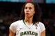 DENVER, CO - APRIL 01: Brittney Griner #42 of the Baylor Bears gets set to attempt a free throw in the second half against the Stanford Cardinal during the National Semifinal game of the 2012 NCAA Division I Women's Basketball Championship at Pepsi Center on April 1, 2012 in Denver, Colorado. (Photo by Doug Pensinger/Getty Images)