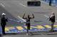 BOSTON, MA - APRIL 16: Wesley Korir of Kenya wins the men's division of the 116th Boston Marathon on the April 15, 2012 in Boston, Massachusetts. (Photo by Jim Rogash/Getty Images)
