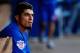 MIAMI, FL - APRIL 18: Matt Garza #22 of the Chicago Cubs looks on during a game against the Miami Marlins at Marlins Park on April 18, 2012 in Miami, Florida. (Photo by Mike Ehrmann/Getty Images)
