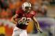 MIAMI, FL - JANUARY 03: Coby Fleener #82 of the Stanford Cardinal runs for yards after the catch against the Virginia Tech Hokies during the 2011 Discover Orange Bowl at Sun Life Stadium on January 3, 2011 in Miami, Florida. Stanford won 40-12. (Photo by Mike Ehrmann/Getty Images)