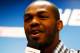 DAYTONA BEACH, FL - FEBRUARY 26: UFC fighter Jon Jones speaks to the media prior to the start of the NASCAR Sprint Cup Series Daytona 500 at Daytona International Speedway on February 26, 2012 in Daytona Beach, Florida. (Photo by Jonathan Ferrey/Getty Images for NASCAR)