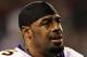CHICAGO, IL - OCTOBER 16: Quaretrback Donovan McNabb # 5 of the Minnesota Vikings walk soff the field during the game against the Chicago Bears on October 16, 2011 at Soldier Field in Chicago, Illinois. (Photo by Jamie Squire/Getty Images)