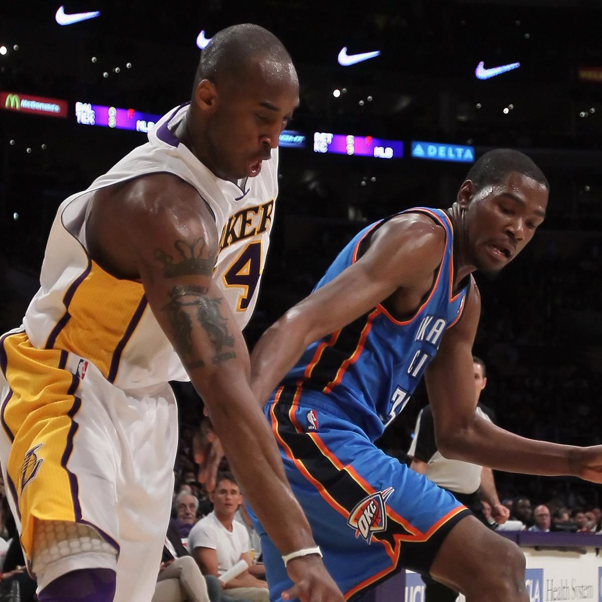 Kobe Bryant vs. Kevin Durant Scoring Race Comes Down to Final Game