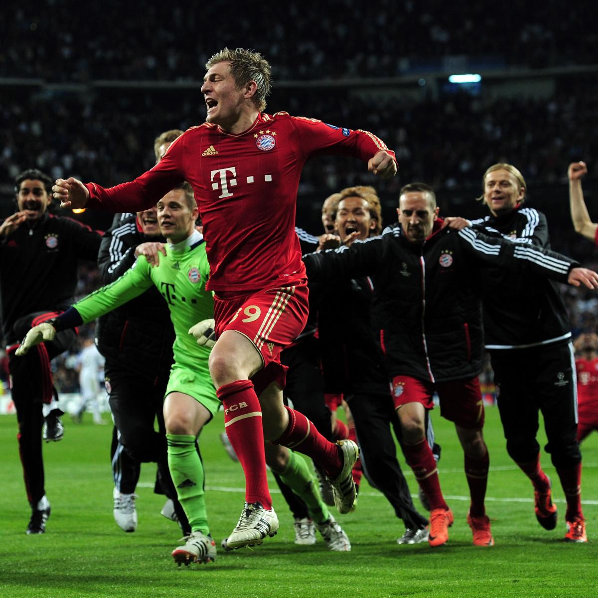 Real Madrid vs. Bayern Munich Highlights: Germans in Driver's Seat for