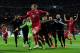 MADRID, SPAIN - APRIL 25: Toni Kroos of Bayern Munich celebrates after they won the penalty shoot out during the UEFA Champions League Semi Final second leg between Real Madrid CF and Bayern Munich at The Bernabeu Stadium on April 25, 2012 in Madrid, Spain. (Photo by Shaun Botterill/Getty Images)