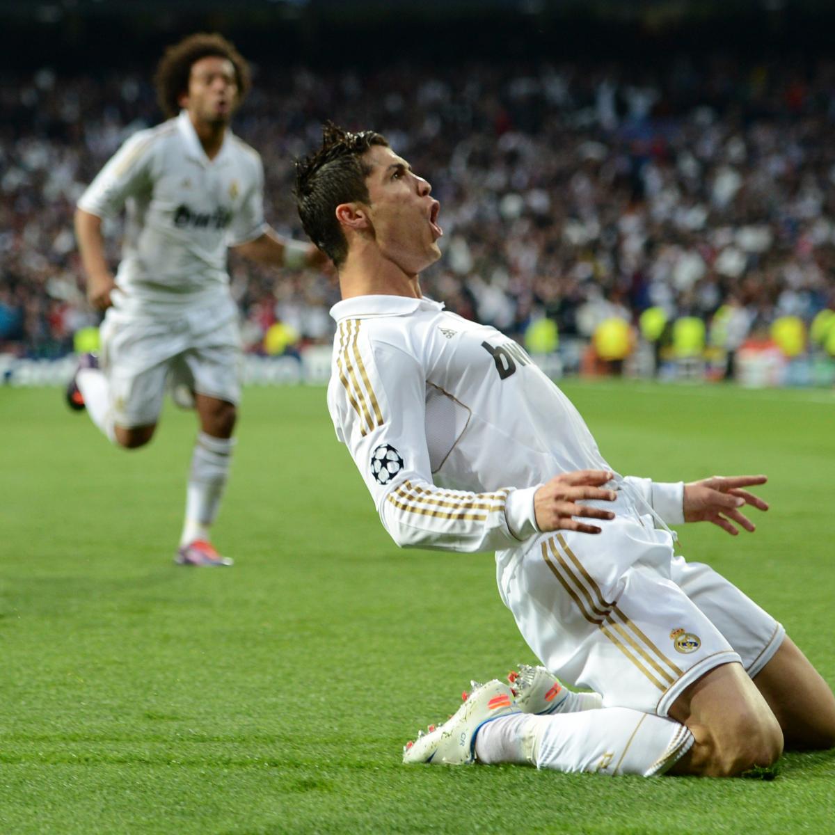 Cristiano Ronaldo does 15 goals hand celebration v Bayern Munich