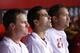 Jay Bruce, Joey Votto and Scott Rolen