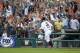 DETROIT, MI - SEPTEMBER 10: Brandon Inge #15 of the Detroit Tigers starts his trot around the bases after his walk-off home run in the bottom of the ninth inning against the Minnesota Twins during a MLB game at Comerica Park on September 10, 2011 in Detroit, Michigan. The Tigers won 3-2 (Photo by Dave Reginek/Getty Images)