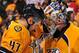 Can Pekka Rinne (right) lead his team to the Western Conference Finals?