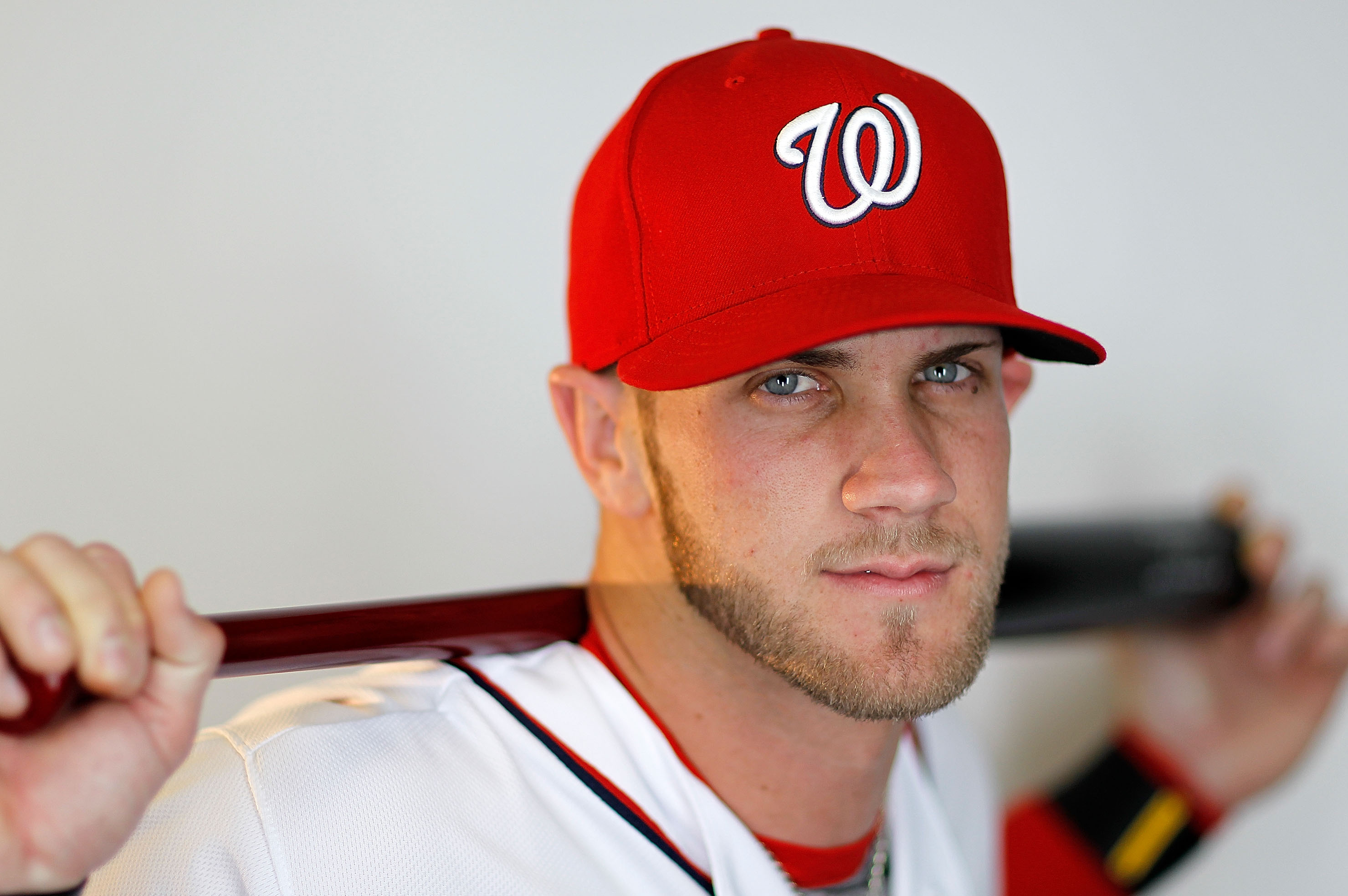 Washington Nationals' Bryce Harper: Still Baseball Cyborg, No More Eyeblack  Oozing. - Federal Baseball