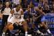 ORLANDO, FL - MARCH 30: Dwight Howard #12 of the Orlando Magic drives aganst Ian Mahinmi #28 of the Dallas Mavericks during the game at Amway Center on March 30, 2012 in Orlando, Florida. NOTE TO USER: User expressly acknowledges and agrees that, by downloading and or using this photograph, User is consenting to the terms and conditions of the Getty Images License Agreement. (Photo by Sam Greenwood/Getty Images)