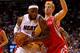 LeBron James and Chase Budinger