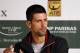 MONTE-CARLO, MONACO - APRIL 15: 15: 15: Novak Djokovic of Serbia talks to the media during day one of the ATP Monte Carlo Masters on April 15, 2012 in Monte-Carlo, Monaco. (Photo by Julian Finney/Getty Images)