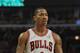 CHICAGO, IL - APRIL 28: Derrick Rose #1 of the Chicago Bulls waits for a free-throw against the Philadelphia 76ers in Game One of the Eastern Conference Quarterfinals during the 2012 NBA Playoffs at the United Center on April 28, 2012 in Chicago, Illinois. The Bulls defeated the 76ers 103-91. NOTE TO USER: User expressly acknowledges and agrees that, by downloading and or using this photograph, User is consenting to the terms and conditions of the Getty Images License Agreement. (Photo by Jonathan Daniel/Getty Images)