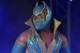 DURBAN, SOUTH AFRICA - JULY 08: WWE Superstar Sin Cara is introduced during the WWE Smackdown Live Tour at Westridge Park Tennis Stadium on July 08, 2011 in Durban, South Africa. (Photo by Steve Haag/Gallo Images/Getty Images)