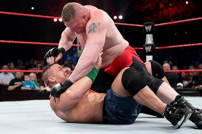 Brock Lesnar Vs John Cena Did Extreme Rules Match Happen As It
