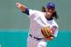 MESA, AZ - MARCH 28: Starting pitcher Jeff Samardzija #29 of the Chicago Cubs pitches against the Cleveland Indians during the spring training game at HoHoKam Park on March 28, 2012 in Mesa, Arizona (Photo by Christian Petersen/Getty Images)