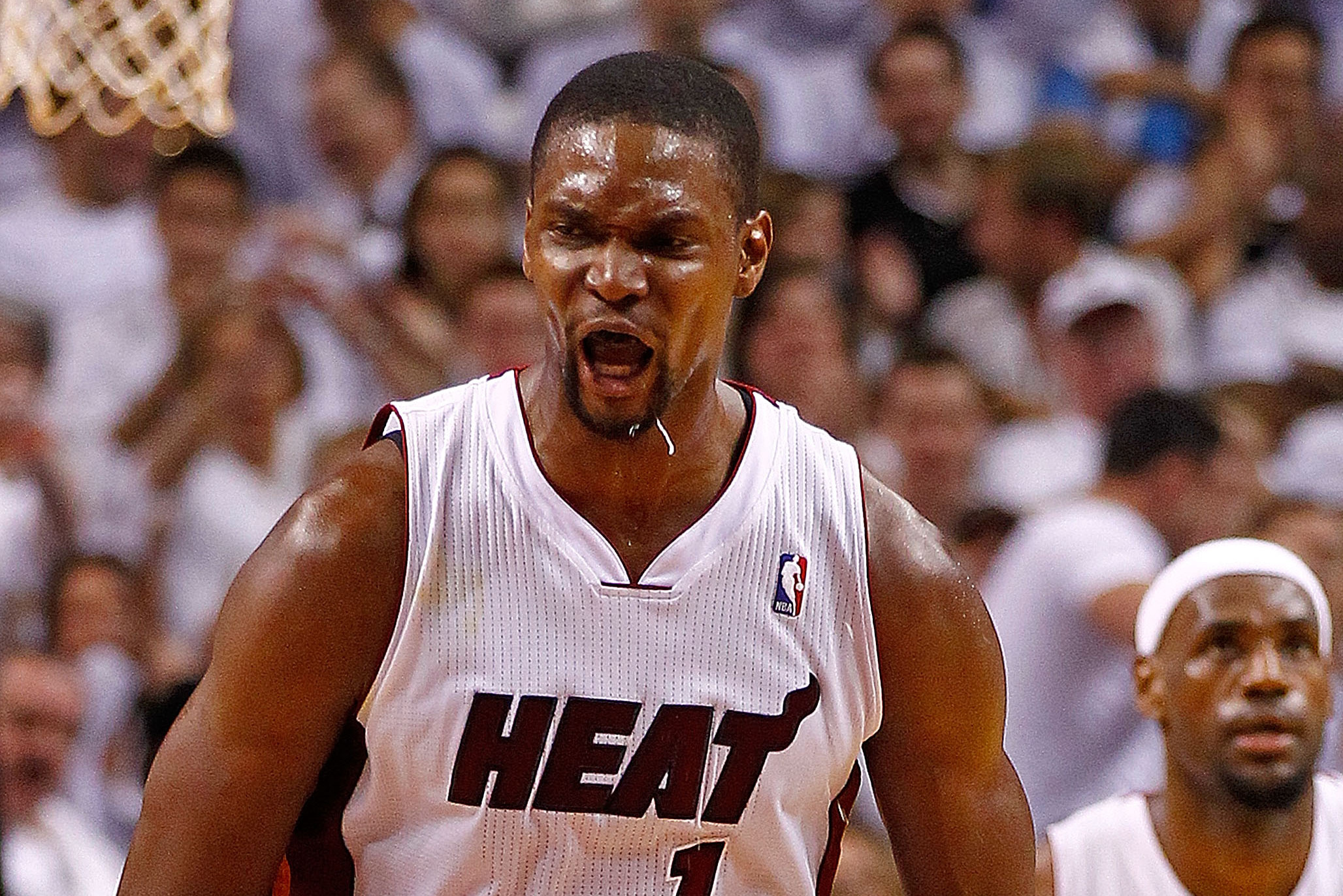 While Chris Bosh still wants an NBA gig, he's trying a new sport