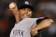 ARLINGTON, TX - APRIL 23: Mariano Rivera #42 of the New York Yankees throws against the Texas Rangers at Rangers Ballpark in Arlington on April 23, 2012 in Arlington, Texas. (Photo by Ronald Martinez/Getty Images)