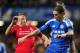 LONDON, UNITED KINGDOM - NOVEMBER 29: Fernando Torres of Chelsea is challenged by Lucas of Liverpool during the Carling Cup quarter final match between Chelsea and Liverpool at Stamford Bridge on November 29, 2011 in London, England. (Photo by Jamie McDonald/Getty Images)