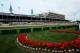 LOUISVILLE, KY - MAY 04: The Kentucy Derby winner's circle is seen during the 138th running of the Kentucky Oaks at Churchill Downs on May 4, 2012 in Louisville, Kentucky. (Photo by Elsa/Getty Images)