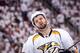 GLENDALE, AZ - APRIL 27: Alexander Radulov #47 of the Nashville Predators reacts in Game One of the Western Conference Semifinals against the Phoenix Coyotes during the 2012 NHL Stanley Cup Playoffs at Jobing.com Arena on April 27, 2012 in Glendale, Arizona. The Coyotes defeated the Predators 4-3 in overtime. (Photo by Christian Petersen/Getty Images)