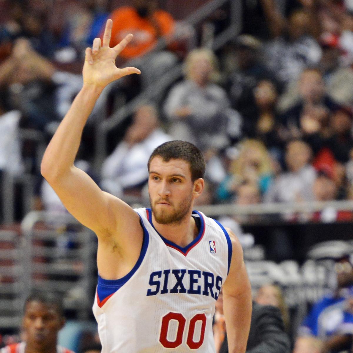 NBA Playoffs 2012 Spencer Hawes Shines as Sixers Take Commanding